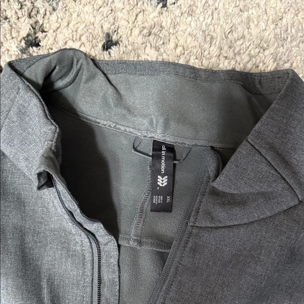 Men's Softshell Fleece Gray Jacket
